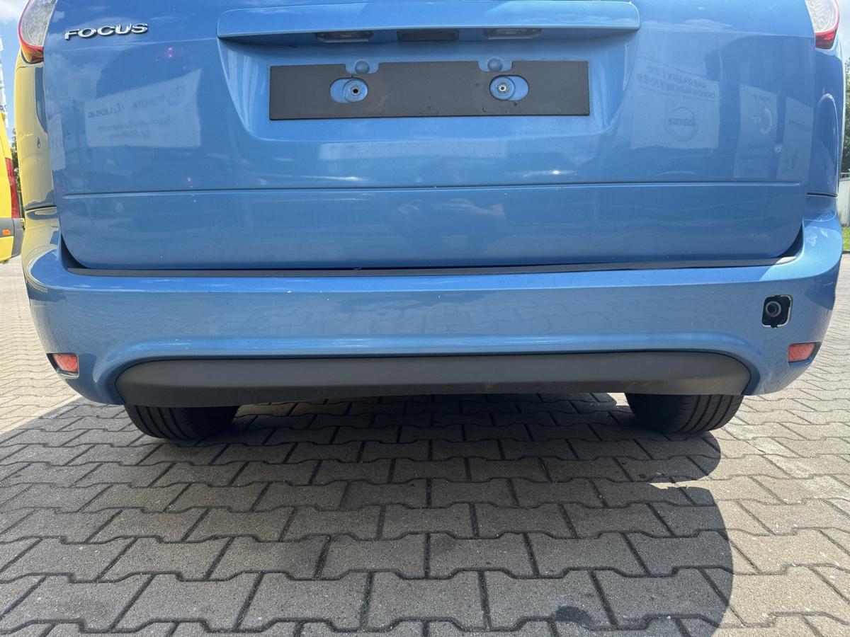 Ford Focus 2 DA3 original Stossf&auml;nger Sto&szlig;stange hinten Turnier Kombi Vision Blau Facelift Bj.2008